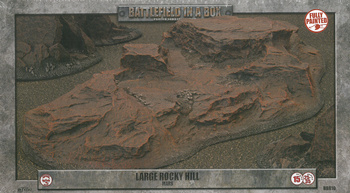 Battlefield in a Box BB610 Large Rocky Hill Mars