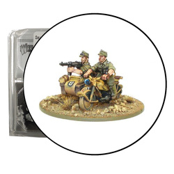 Bolt Action German Afrika Korps Kradschutzen Motorcycle and Sidecar