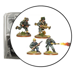 Bolt Action German Heer Pioneer Panzerschrek & Flamethrower Teams 1943-45