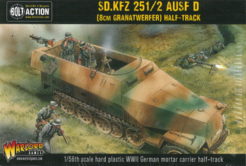 Bolt Action German Sd.Kfz 251/2 Ausf D 8cm Granatwerfen Half Track