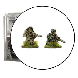 Bolt Action WWII British Snipers in Ghille suits