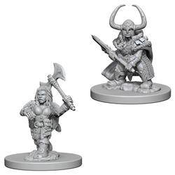 D&D Female Dwarf Barbarian - Nolzur's Miniature