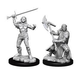 D&D Female Half-Orc Fighter - Nolzur's Miniature