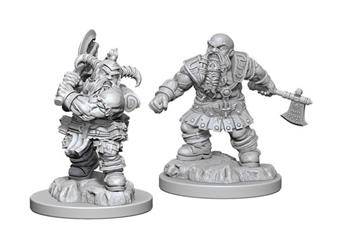 D&D Male Dwarf Barbarian - Nolzur's Miniature