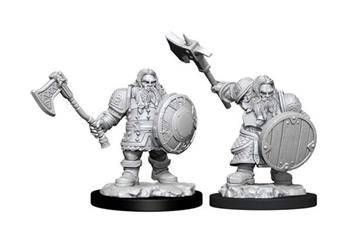 D&D Male Dwarf Fighter - Nolzur's Miniature