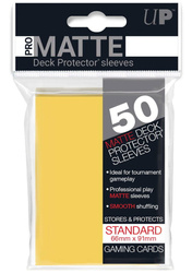 Deck Protector Pro Matte Żółty / Yellow - 50 szt