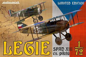 Eduard 2126 Legie Spad XIII CS. pilotu - Limited E