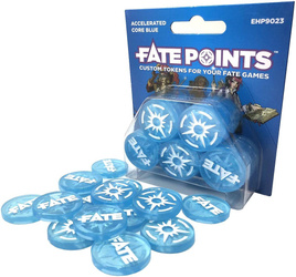 FATE RPG - Fate Points: Accelerated Core Blue - zestaw żetonów