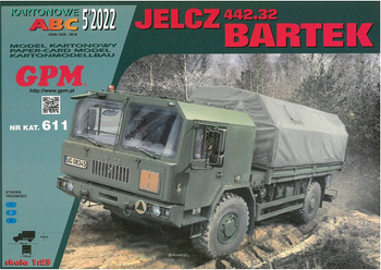 GPM 611 Jelcz 442.32 Bartek model kartonowy do sklejenia