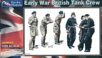 Gecko Models Early War British tank Crew