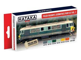 HATAKA Polish Railways Loco. Paint Set Vol. 2