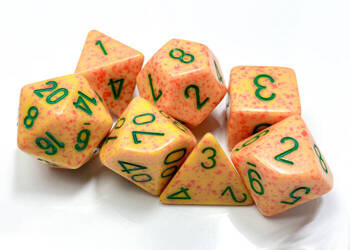 Kości zestaw RPG Chessex 25312 Speckled Lotus