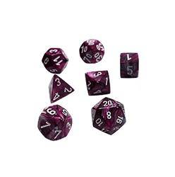 Kości zestaw RPG Lustrous Amethyst Chessex