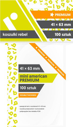 Koszulki planszowe Mini American Premium (Rebel)