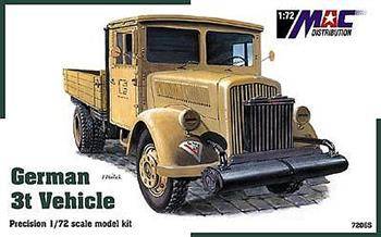 MAC 72065 German 3t Vehicle with Wood Gas Gen.