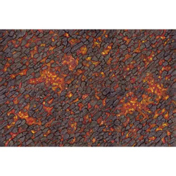 Mapa bitewna Kraken Wargames Gaming Mat 44"x60" / 112x152 cm - Magma River