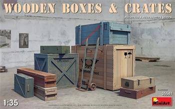 Mini Art 35581 Wooden Boxes & Crates