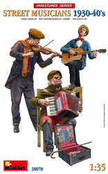 Mini Art 38078 Street Musicians zestaw figurek do sklejenia