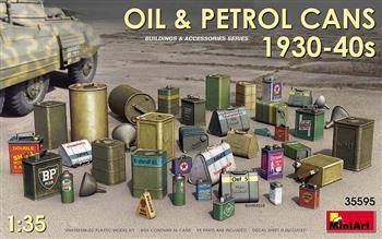 MiniArt 35595 Oil & Petrol Cans 1930-40s