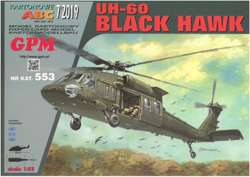 Model kartonowy GPM 553 UH-60 Black Hawk
