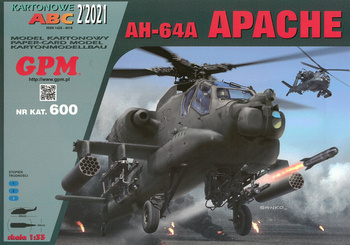 Model kartonowy GPM 600 AH-64A APACHE