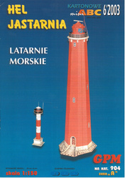 Model kartonowy GPM 904 Hel i Jastrnia - Latarnie morskie