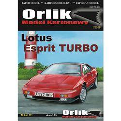 Model kartonowy Orlik Lotus Esprit Turbo