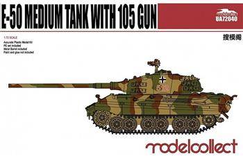 Modelcollect UA72040 E-50 Medium Tank with 105 Gun