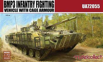 Modelcollect UA72055 Russian BMP3 with Cage Armour