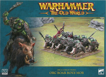 Orcs&Goblin Orc Boar Boyz Mob