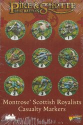Pike&Shotte Epic Battles Montrose' Scottish Royalists Casualty Markers - znaczniki strat