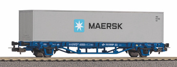 Piko 97162 Kolejka Wagon z kontenerem Maersk, PKP Cargo