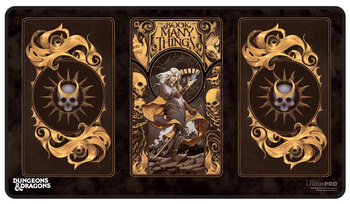 Playmata D&D The Deck of Many Things Black Stitched Playmat Featuring Alternate Cover Artwork