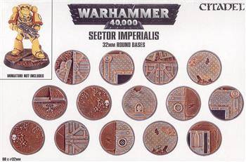 Podstawki Sector Imperialis 32mm Round Bases