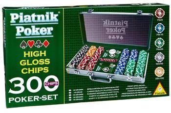 Poker - Zestaw w walizce 300 żetonów (Piatnik)
