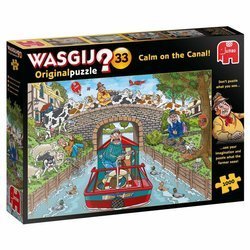 Puzzle 1000 Wasgij Original 33 Calm on the Canal!