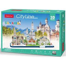 Puzzle 3D 178 el. Bavaria City Line