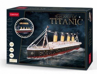 Puzzle 3D 266 el. Titanic LED