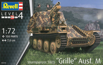 Revell 03315 Sturmpanzer 38(t) "Grille" Ausf. M model plastikowy do sklejenia