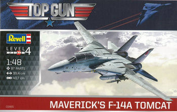 Revell 03865 Top Gun Maverick's F-14A Tomcat model plastikowy do sklejenia i pomalowania