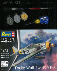 Revell 63898 Focke Wulf FW 190 F-8 Model Set zestaw plastikowy do sklejenia i pomalowania