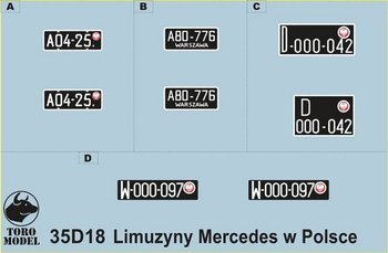 Toro Model 35D18 Limuzyny Mercedes-Benz w Polsce