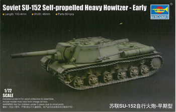 Trumpeter 07129 Soviet SU-152 Early model plastikowy do sklejenia i pomalowania