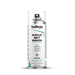 Vallejo 28531 Acrylic Matt Spray Varnish / lakier bezbarwny matowy