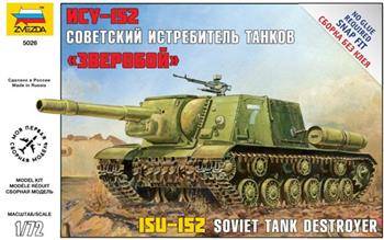 Zvezda 5026 ISU-152 Soviet Tank Destroyer