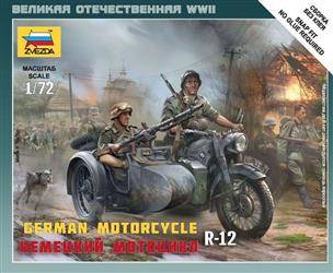 Zvezda 6142 German Motorcycle R-12