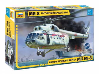 Zvezda 7254 Mil Mi-8 Rescue Helicopter