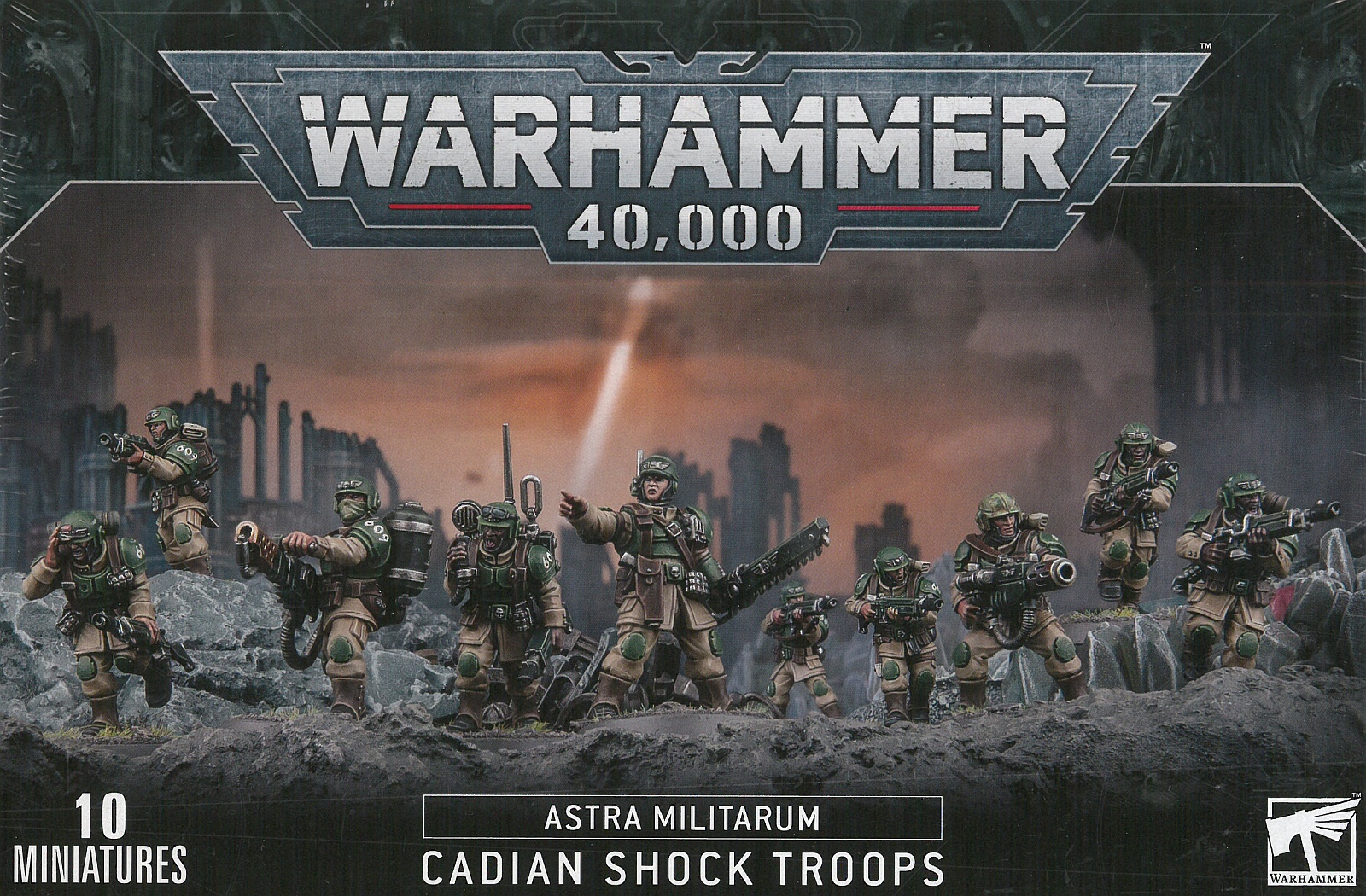 Warhammer 40K Astra Militarum Cadian Shock Troops