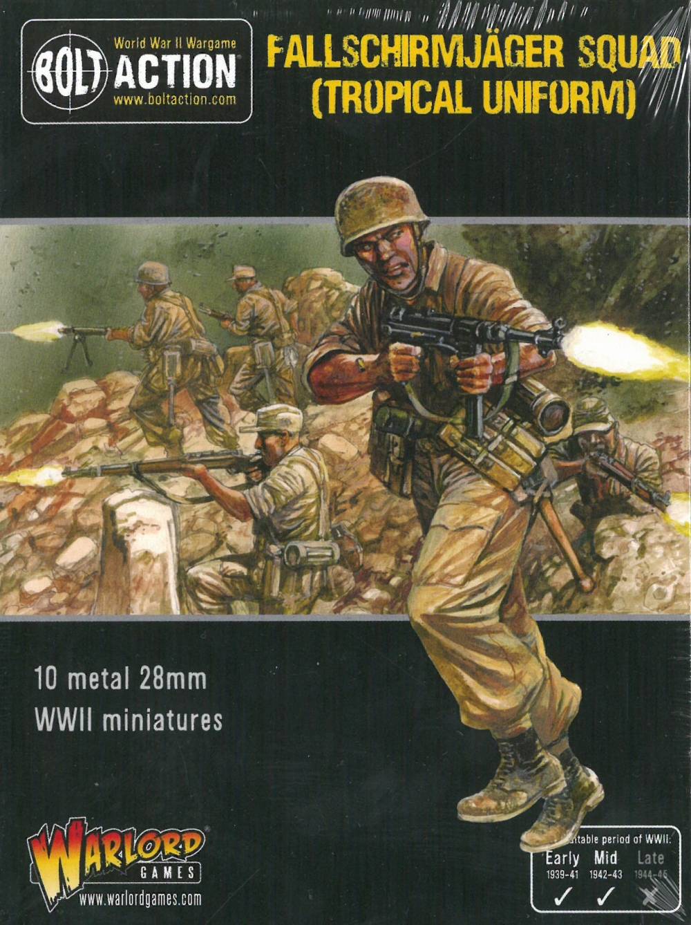 Bolt Action WWII Fallschirmjager Squad Tropical Uniform | strefamarzen.pl