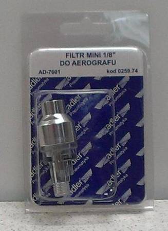 AD-7601 Filtr Mini 1/8" do Aerografu